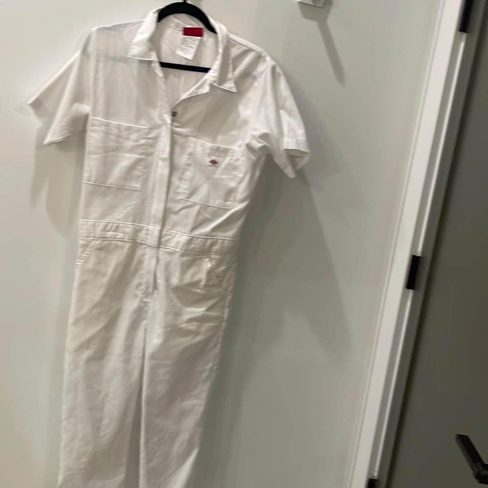 Utility jump suit.